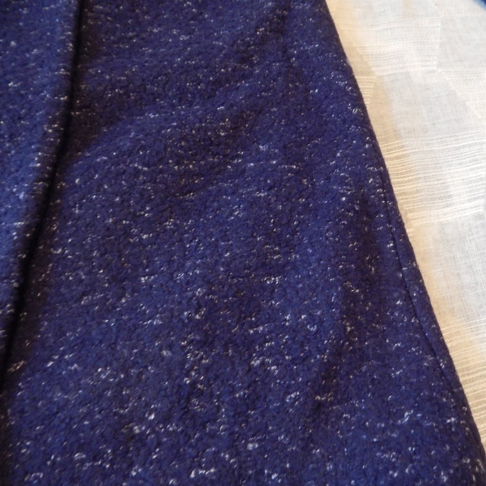 Emily and Fin Vivian Car Coat Boucle Navy XS NWT - Picture 8 of 13